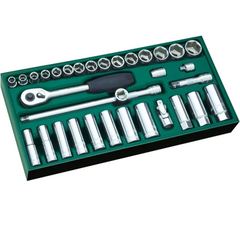 Bộ khay đầu tuýp 33 chi tiết 38inch Sata 09902