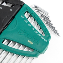 Bộ lục giác đầu bi dài hệ inch Sata 09102