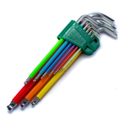 Bộ lục giác đầu bi Sata 09101CH 9 cây