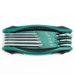 Bộ lục giác sao loại gập 8 chi tiết Sata 09123