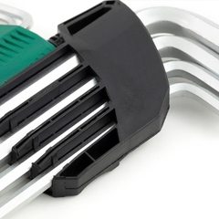 Bộ lục giác thẳng Sata 09107A 9 chi tiết hệ mét