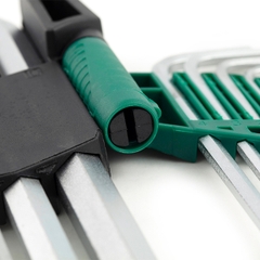 Bộ lục giác thẳng Sata 09107A 9 chi tiết hệ mét