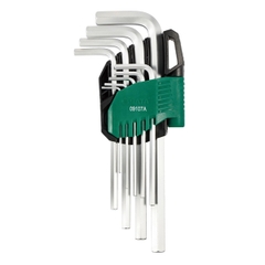 Bộ lục giác thẳng Sata 09107A 9 chi tiết hệ mét