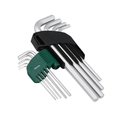 Bộ lục giác thẳng Sata 09107A 9 chi tiết hệ mét