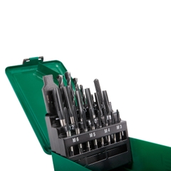 Bộ mũi khoan và taro ren trong (bộ 22 cái) Sata 50454
