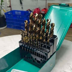 Bộ mũi khoan xoắn Cobalt (bộ 25 cái) Sata 52825