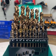 Bộ mũi khoan xoắn Cobalt (bộ 25 cái) Sata 52825