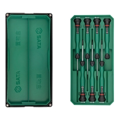 Bộ tua vít nhỏ đầu dẹp (bộ 6 cái) Sata 09311