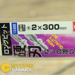 Mũi bắn vít 4 cạnh PH2 đầu tròn dài 2x300mm Sunflag 13-BSB