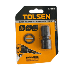 Đầu chuyển từ bắn bu lông 1/2inch sang bắn vít 6.35mm