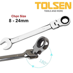 Cờ lê vòng miệng lắc léo cao cấp của Tolsen
