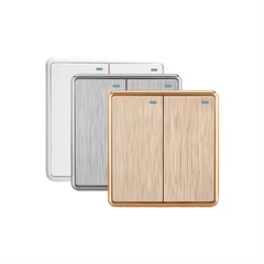 Công tắc đôi 1 chiều AKKO STAR 04059