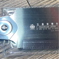 Cưa cắt mộng gỗ 2 mặt lưỡi 0.45mm cán mây Razor Saw Gyokucho RZ605