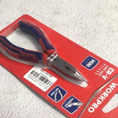 Kìm mũi nhọn mini bằng thép CR-V Workpro WP231095