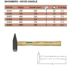 Búa cơ khí cán gỗ 200g Sata 92401