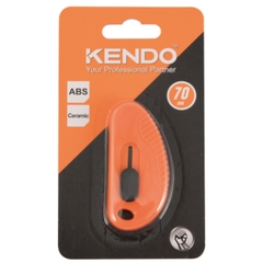 Dao gốm mini lưỡi tự rút, kích thước 70mm Kendo 30912