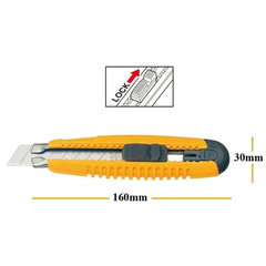 Dao rọc giấy 18mm dạng trượt Kds G-11YE