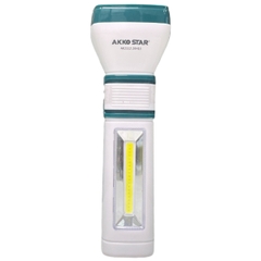 ĐÈN LED SẠC TÍCH ĐIỆN 2W LED+1W AKKO STAR 03706