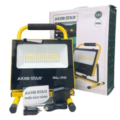 Đèn pha Solar 100W năng lượng mặt trời AKKO STAR 54095