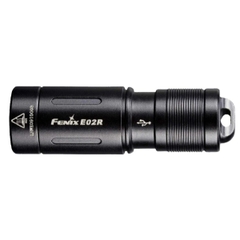 Đèn pin mini móc khóa màu đen Fenix FN-E02R-BK