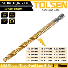Mũi khoan Titan 7x109mm TOLSEN 75191