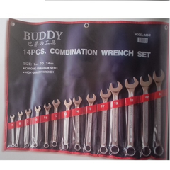 Cờ lê vòng miệng 14 chi tiết hệ mét Buddy BA0039