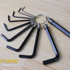 Bộ lục giác thẳng 10 cây Stanley 69-213