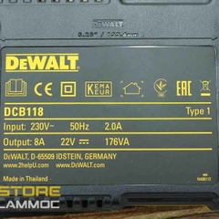 Sạc pin Flexvolt Dewalt DCB118-GB 18v-60vmax