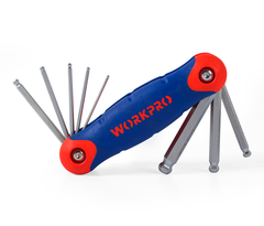 Bộ lục giác đầu bi 8 chi tiết WORKPRO W022004