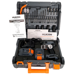 Máy siết bu lông pin đầu 1/2inch, lực 450Nm Gen 1 pro Hukan G1-B450PRO