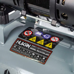 Máy nén khí không dầu 25L-3HP, công suất 2200W Hukan G2-AC25L-LUX