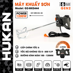 Máy khuấy sơn 1200W Hukan G2-MKS444