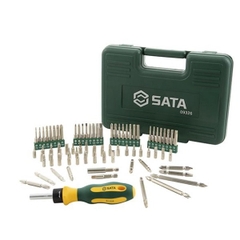 Bộ đầu tuýp 80 chi tiết cần tự động 1/4inch Sata 09326