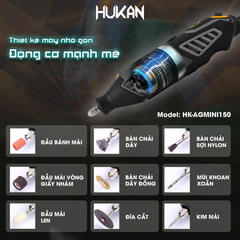 Bộ máy mài khuôn mini Gen 2 Hukan HK-AGMINI150