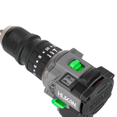 Máy khoan, vặn vít pin 3 chức năng 10mm Gen 2 Hukan HM21-G2X-K7