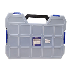 Hộp nhựa đựng đồ nghề 17 ngăn kích thước 37.5x29x6.7cm Brosco BR720375