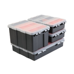 Hộp nhựa đựng đồ nghề 4 trong 1 (4 cái/bộ) Kendo 90237