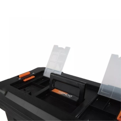 Hộp nhựa đựng dụng cụ có bánh  xe kích thước 60×30×39cm Kendo 90274