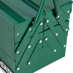 Hộp đựng đồ nghề 17 inch 5 ngăn cầm tay bằng thép Sata 95104A