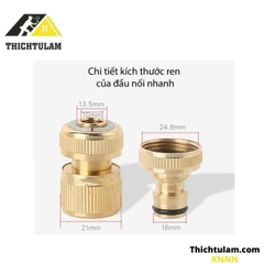 Bộ khớp nối gắn từ vòi nước sang đầu vào của máy rửa xe KNNN