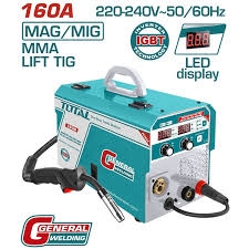 Máy hàn lift MAG/MIG/M MA/TIG Inverter 160A/80V Total TMGT1601