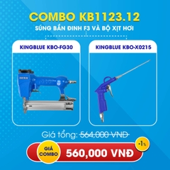 KB1123.12 - Combo súng bắn đinh F3 và bộ xịt hơi Kingblue