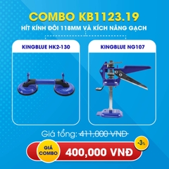 KB1123.19 - Combo hít kính đôi HK2-130 và nâng gạch NG107 Kingblue