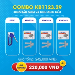 KB1123.29 - Combo súng bắn ghim KF-101 và 3 loại ghim Kingblue