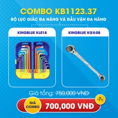KB1123.37 - Bộ lục giác đa năng KL018 và đầu vặn đa năng KGX-08 Kingblue