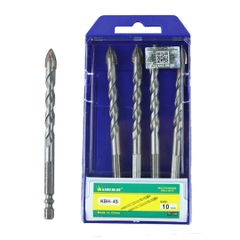 [ Bán lẻ ] Mũi khoan đa năng 4 cạnh chuyên tường, gạch chuôi lục giác Kingblue 10mm KBH4S-10x123