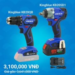 KBL01.08 - Combo giá tốt bộ máy bulong 560N.m và thân máy khoan Kingblue