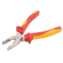 Kìm cách điện 1000V VDE bằng thép Cr-V kích thước 200mm Kendo 11003