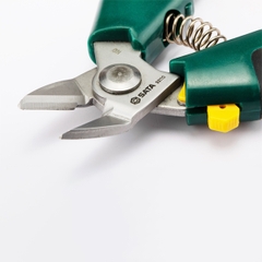 Kìm cắt dây điện mũi cong có lò xo 7inch Sata 93110