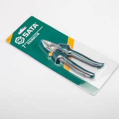 Kìm cắt dây điện mũi cong có lò xo 7inch Sata 93110